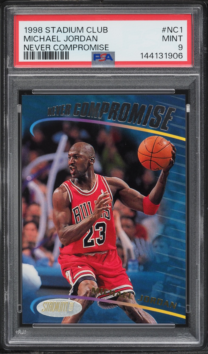 1998 Stadium Club Never Compromise Michael Jordan #NC1 PSA 9 MINT