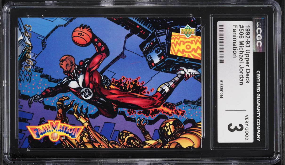1992 Upper Deck Fanimation Michael Jordan #506 CGC 3 VG