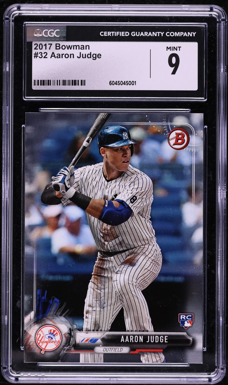 2017 Bowman Aaron Judge ROOKIE #32 CGC 9 MINT