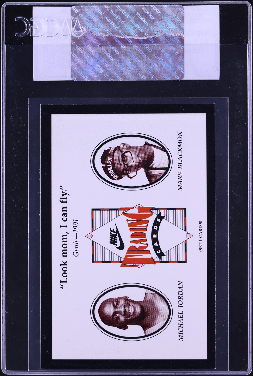 1991 Nike Michael Jordan & Spike Lee Genie  w/ Little Richard #5 CGC AUTH