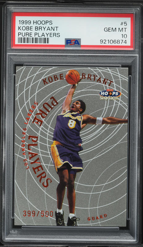 1997 Hoops High Voltage Kobe Bryant /500 #HV1 BGS 8 NM-MT on