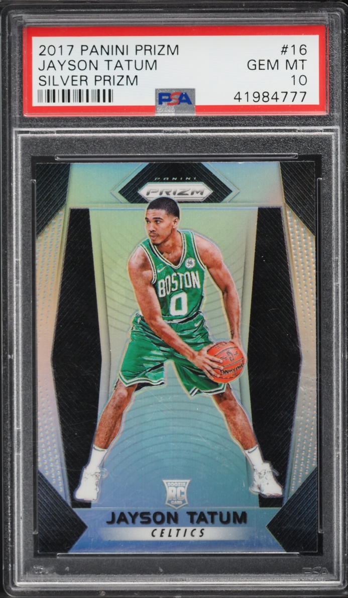 2017 Panini Prizm Silver Jayson Tatum ROOKIE #16 PSA 10 GEM MINT