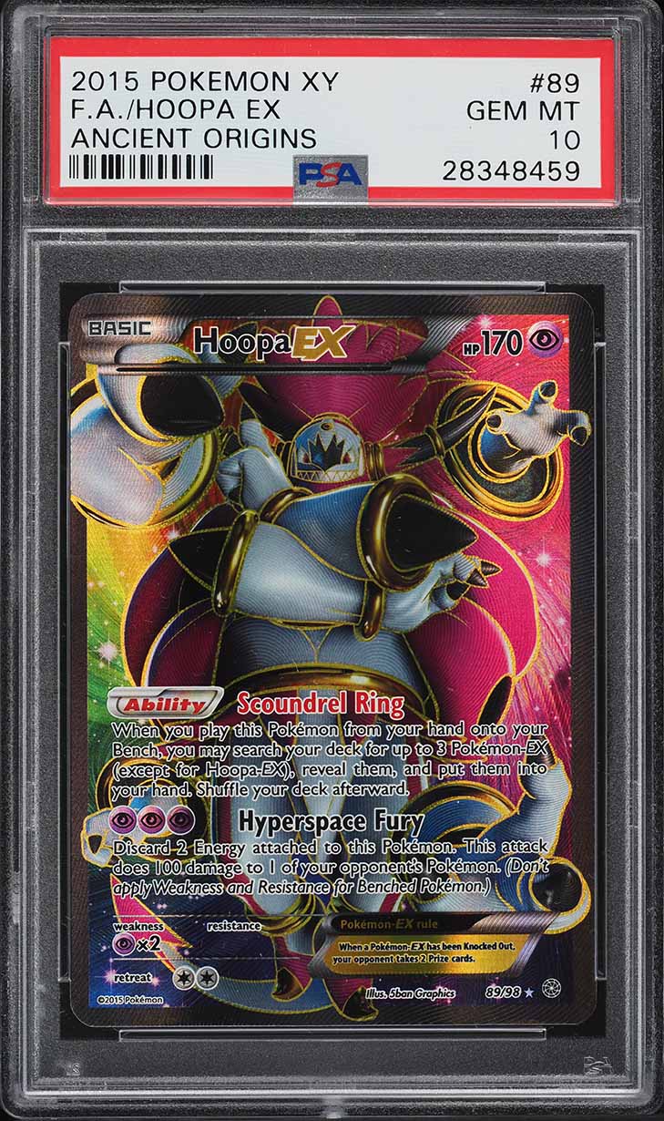 2015 Pokemon XY Ancient Origins Full Art Hoopa EX #89 PSA 10 GEM MINT