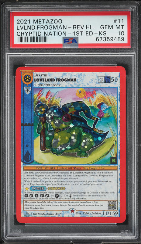 2025 MetaZoo TCG Torrential Tides Alt Art Loveland Frogman #234