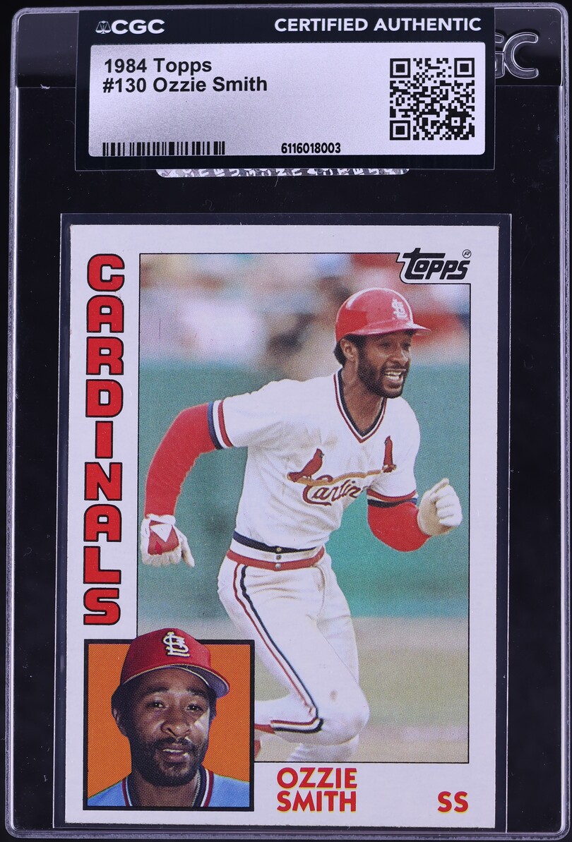 1984 Topps Ozzie Smith #130 CGC AUTH