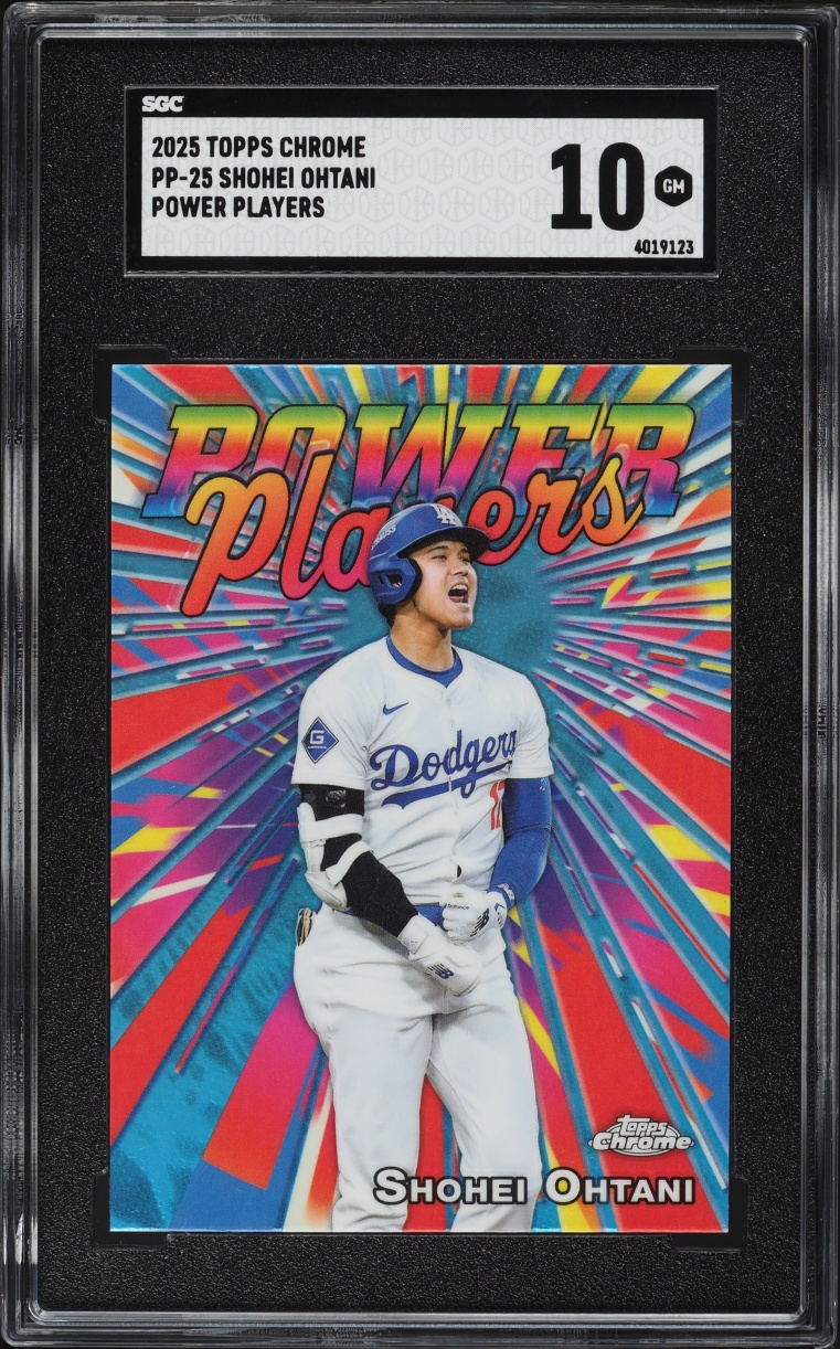 2025 Topps Chrome Power Players Shohei Ohtani #PP-25 SGC 10 GEM MINT