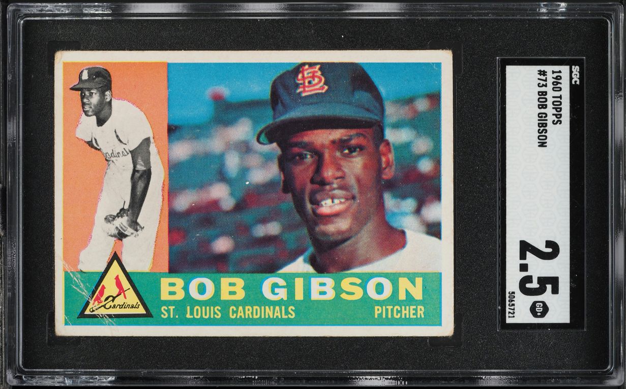 1960 Topps Bob Gibson #73 SGC 2.5 GD+