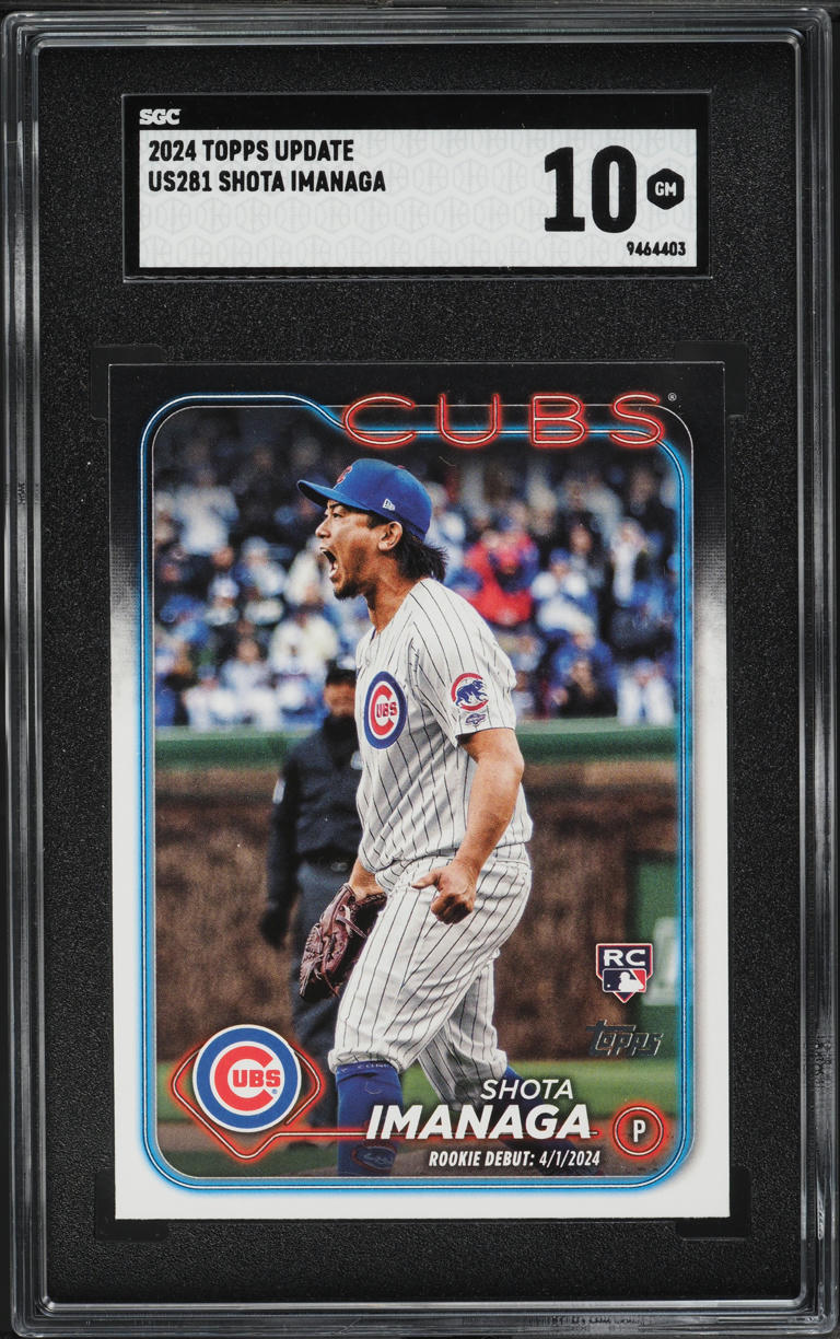 2024 Topps Update Shota Imanaga ROOKIE #US281 SGC 10 GEM MINT