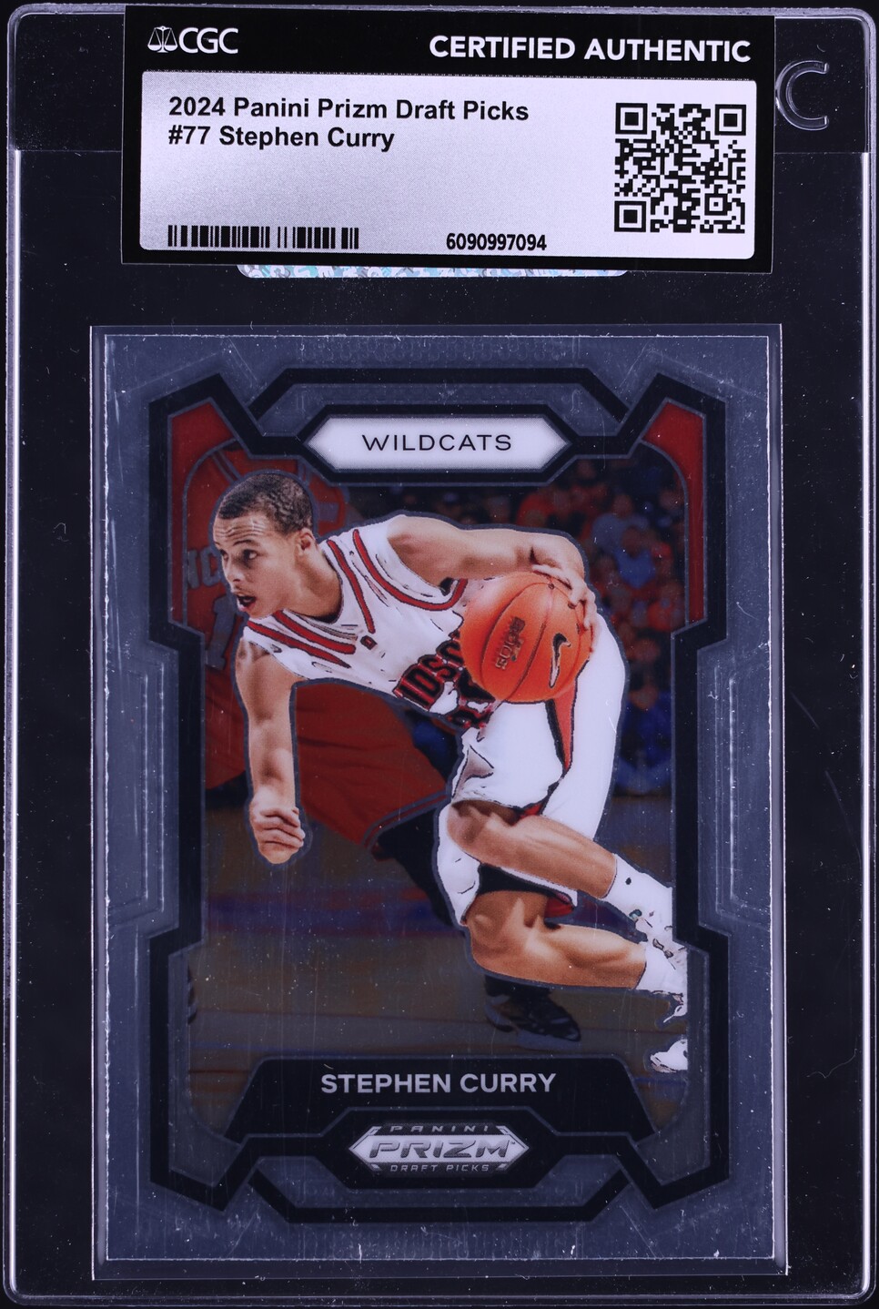2024 Panini Prizm Draft Picks Stephen Curry #77 CGC AUTH