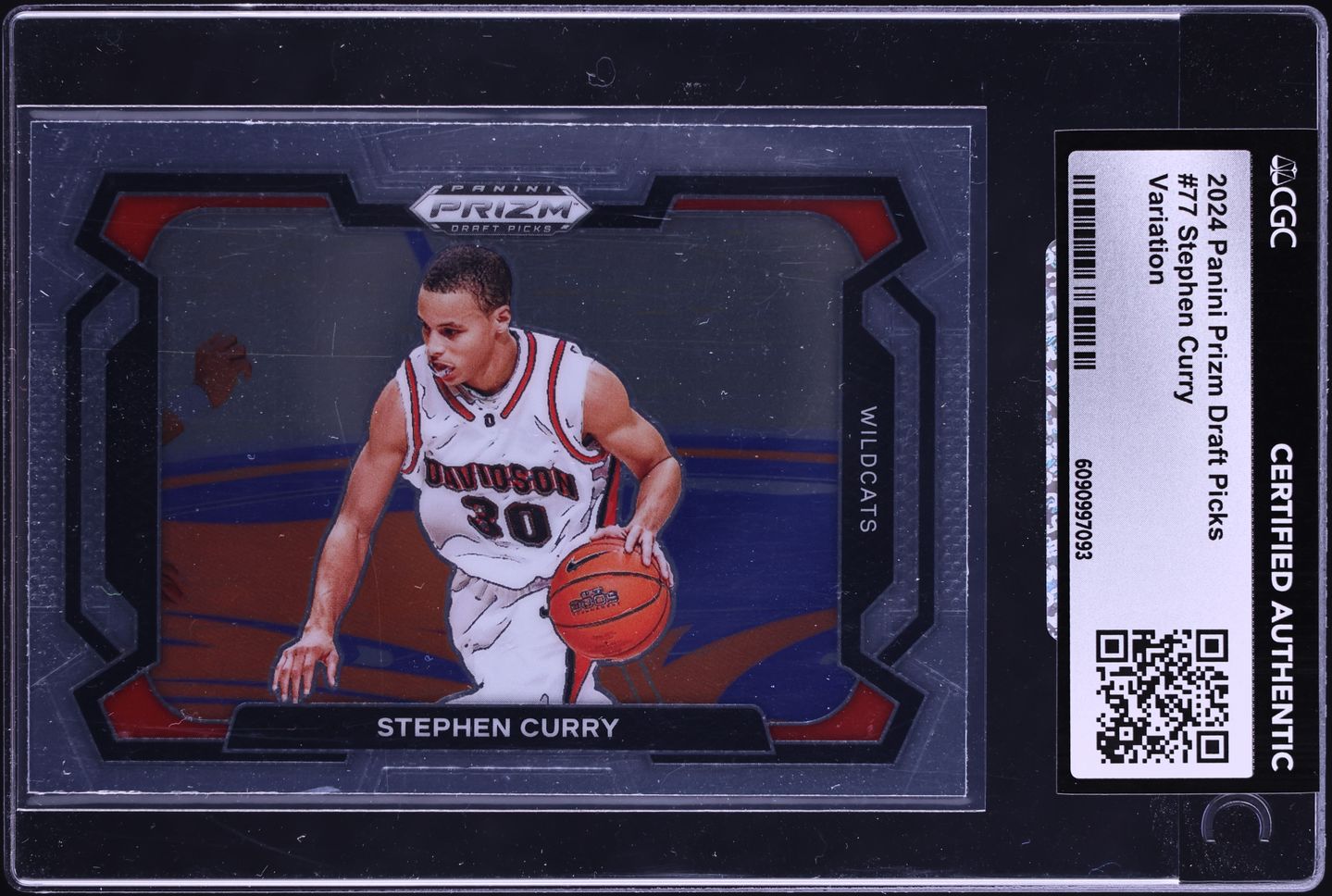 2024 Panini Prizm Draft Picks Variation Stephen Curry #77 CGC AUTH