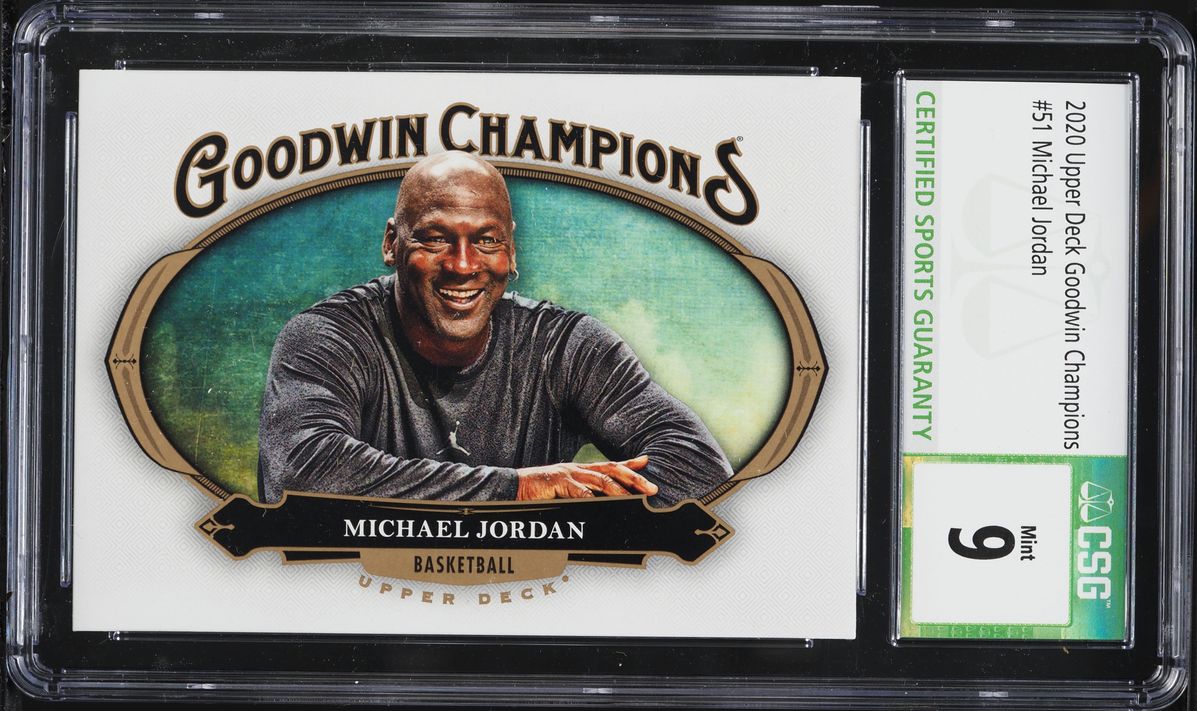 2020 Upper Deck Goodwin Champions Michael Jordan #51 CSG 9 MINT