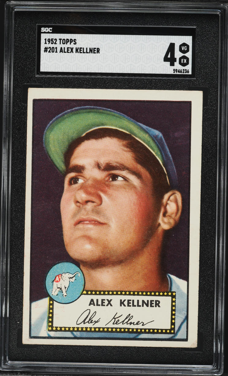 1952 Topps Alex Kellner #201 SGC 4 VGEX