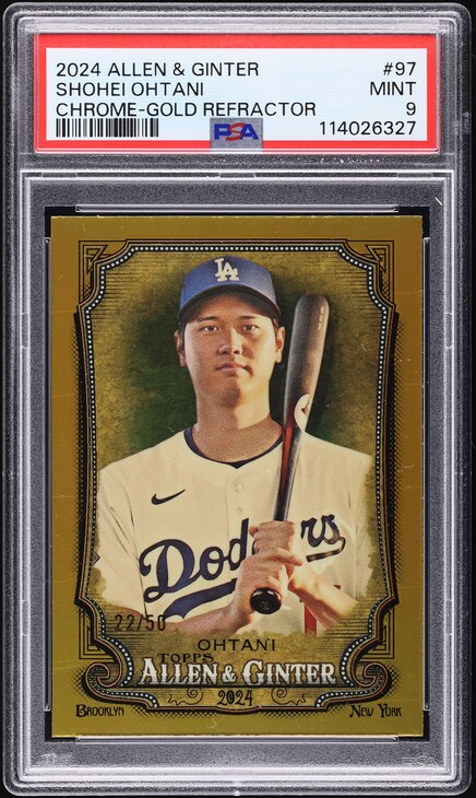 2024 Topps Chrome Refractor Shohei Ohtani #1 PSA 10 GEM MINT