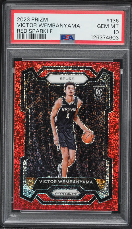 2023 Panini Prizm Victor Wembanyama ROOKIE #136 PSA 10 GEM MINT on