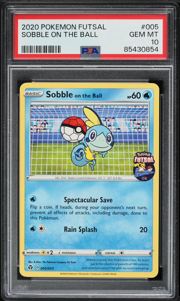 2020 Pokemon Sword & Shield Futsal Sobble On The Ball #5 PSA 10 GEM MINT
