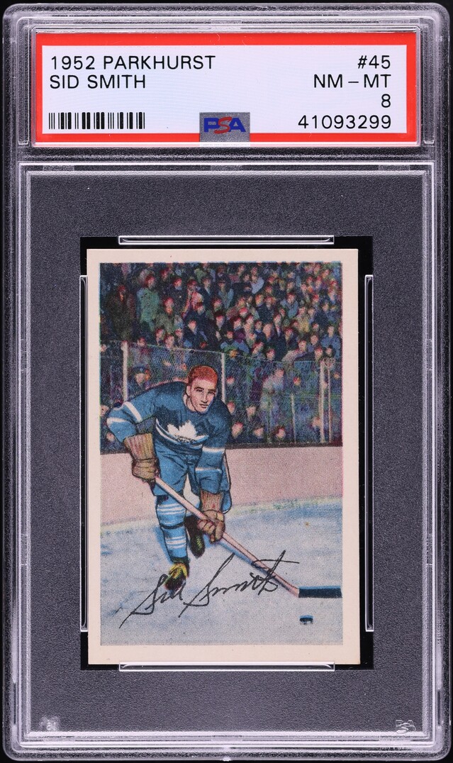 1952 Parkhurst Sid Smith #45 PSA 8 NM-MT