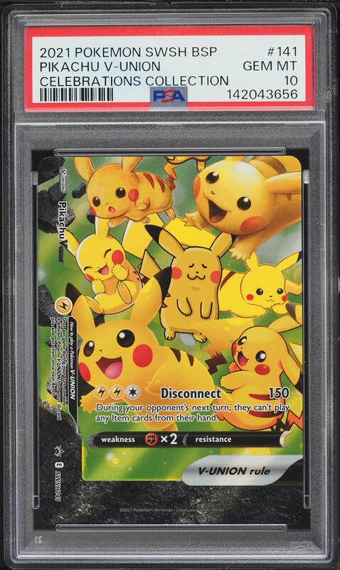2021 Pokemon Sword & Shield Promo Celebrations Holo Pikachu V