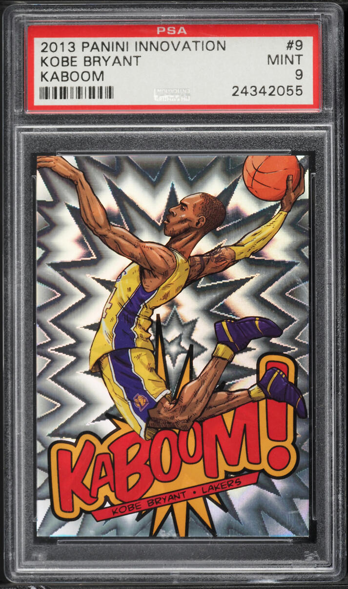 2013 Panini Innovation Kaboom! Kobe Bryant #9 PSA 9 MINT