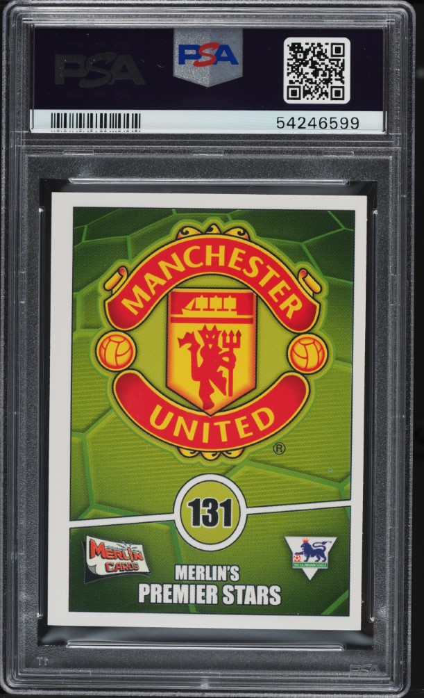 2005 Merlin's Premier Stars Cristiano Ronaldo #131 PSA 9 MINT
