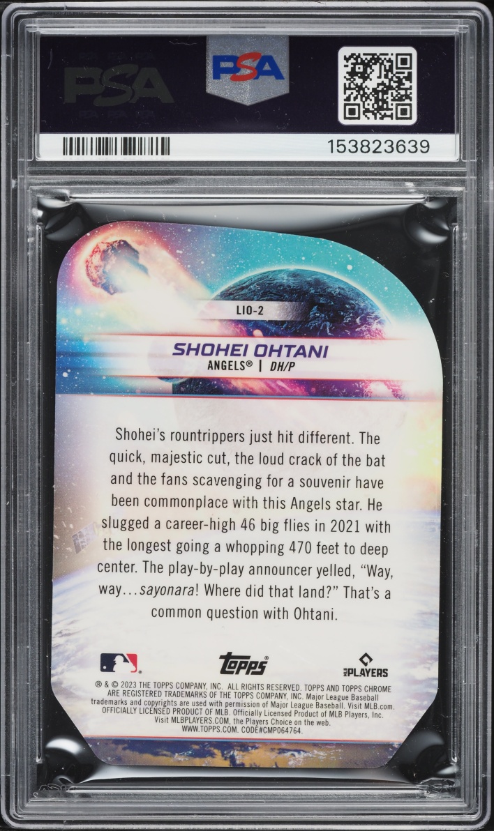 2023 Topps Chrome Cosmic Launched Into Orbit Die-Cut Shohei Ohtani #LIO-2 PSA 10 GEM MINT