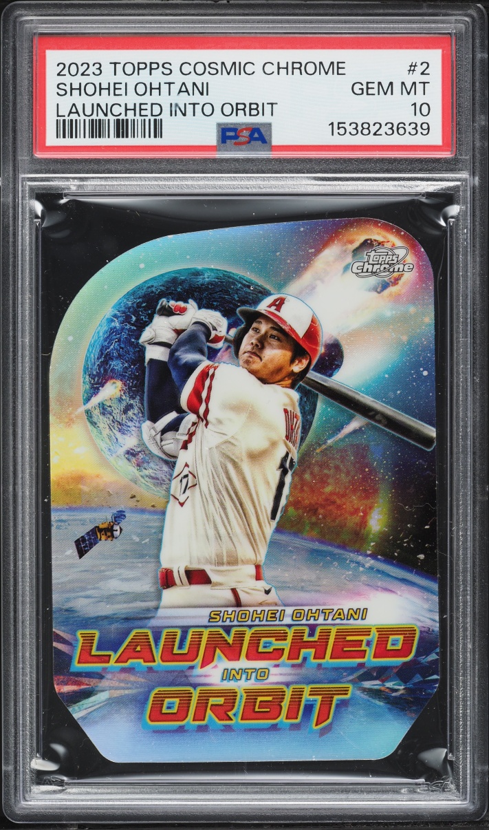2023 Topps Chrome Cosmic Launched Into Orbit Die-Cut Shohei Ohtani #LIO-2 PSA 10 GEM MINT