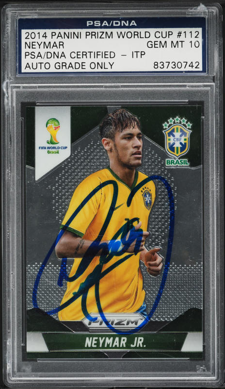 スポーツ選手 panini prizm world cup Neymar Jr auto Neymar Jr 2022 Panini Prizm FIFA World Cup SP Auto Autograph #I
