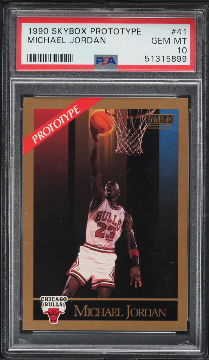 1990 Skybox Prototype Michael Jordan #41 PSA 10 GEM MINT