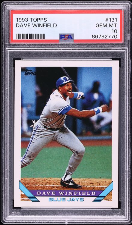 1993 Topps Dave Winfield #131 PSA 10 GEM MINT