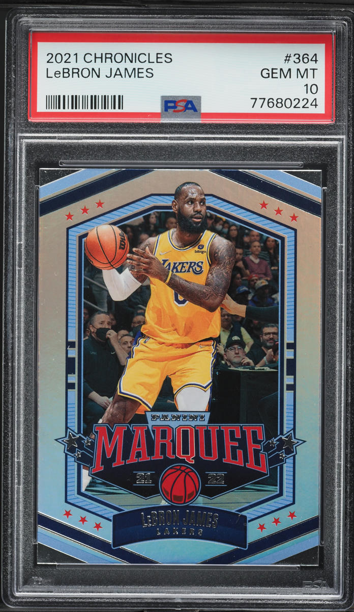 2021 Panini Chronicles LeBron James #364 PSA 10 GEM MINT