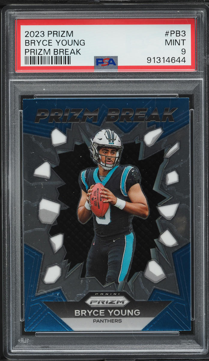 2023 Panini Prizm Break Bryce Young ROOKIE #PB-3 PSA 9 MINT