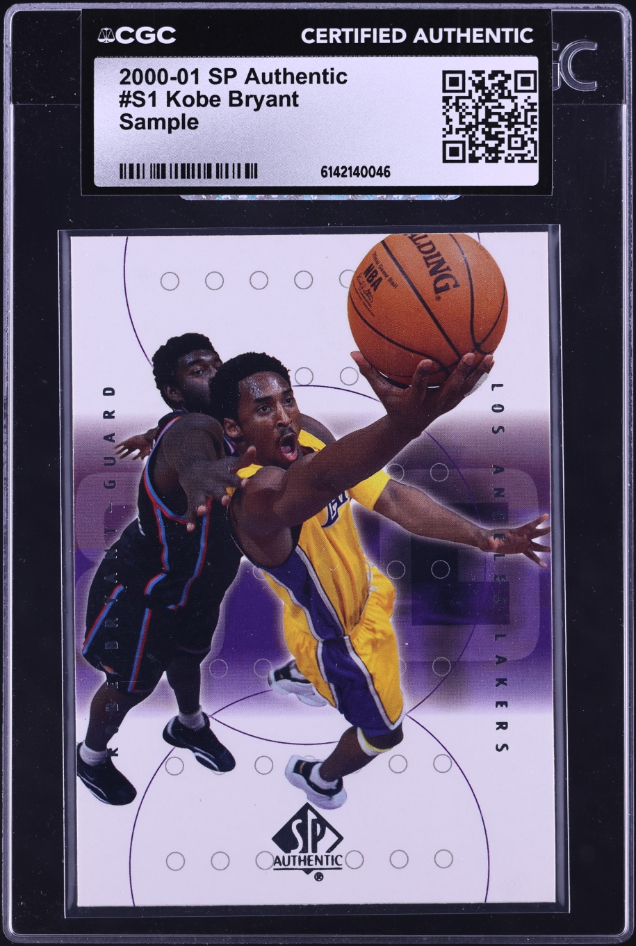 2000 SP Authentic Sample Kobe Bryant #S1 CGC AUTH