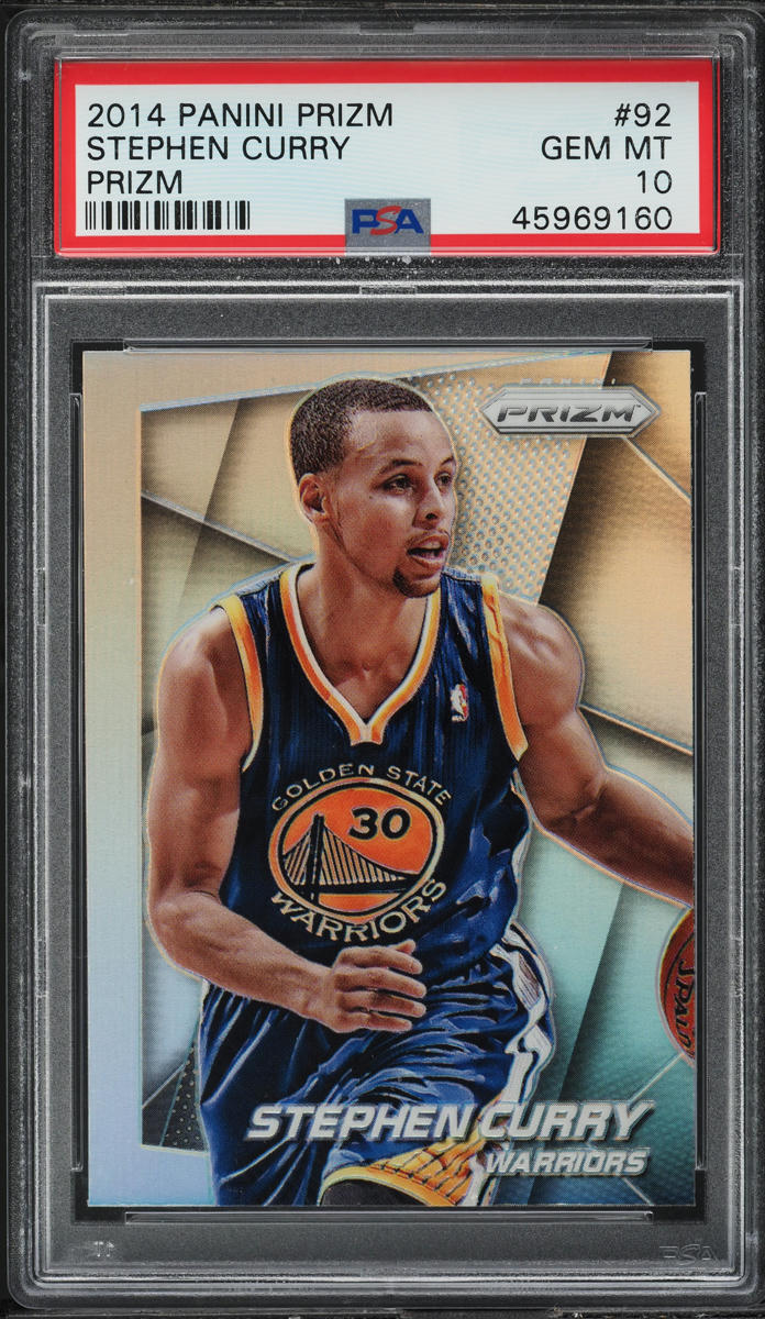2014 Panini Prizm Silver Stephen Curry #92 PSA 10 GEM MINT
