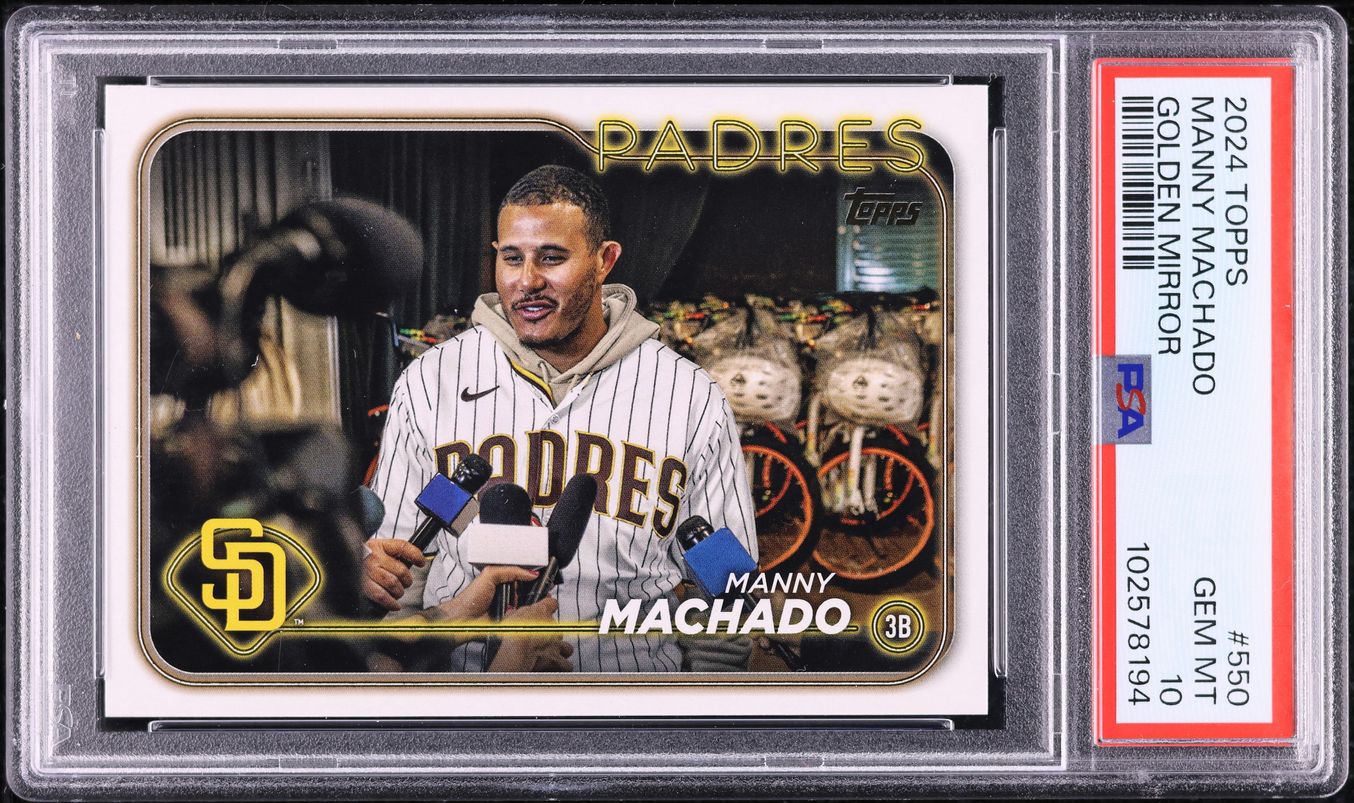 2024 Topps Golden Mirror Manny Machado #550 PSA 10 GEM MINT