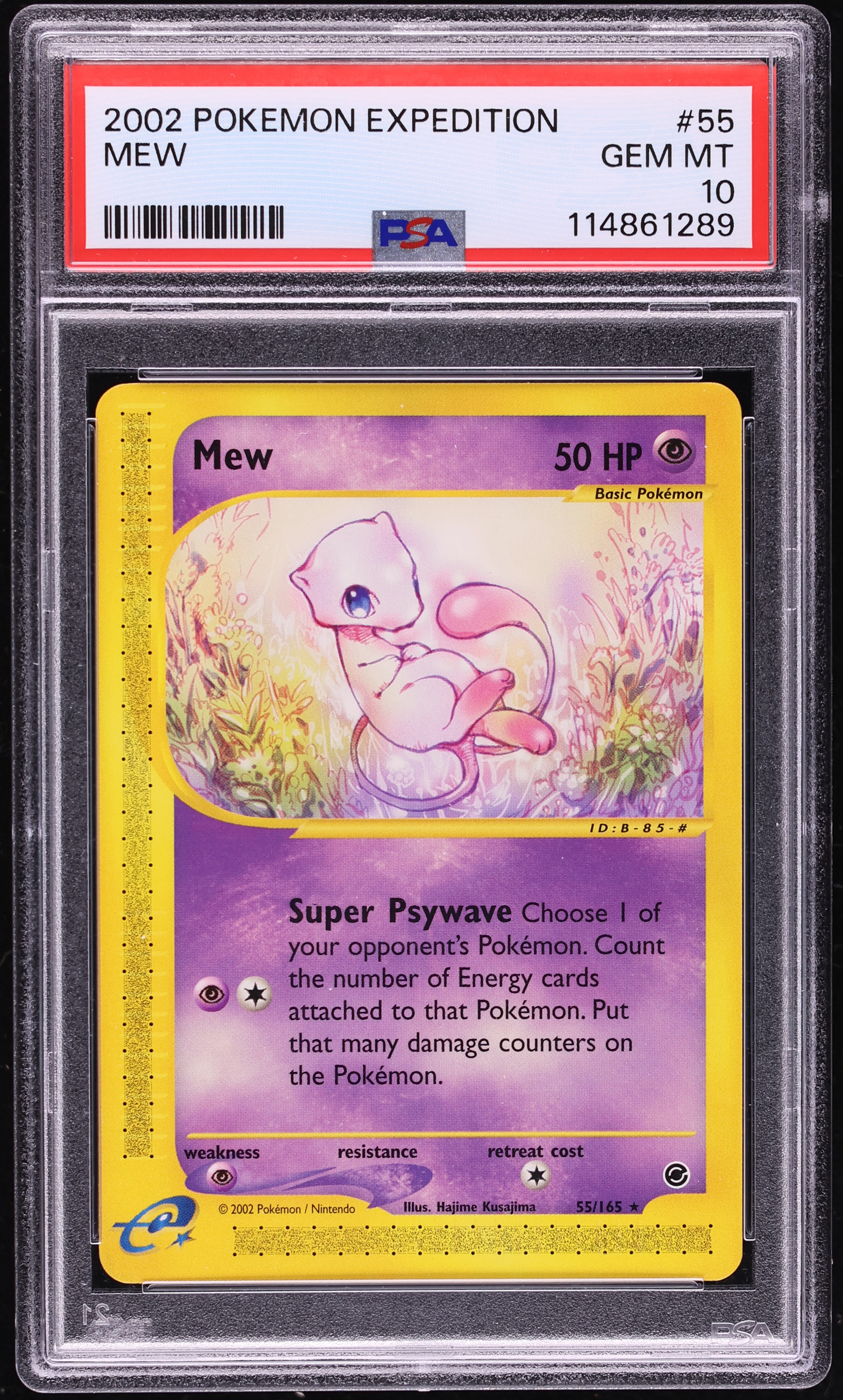 2002 Pokemon Expedition Mew #55 PSA 10 GEM MINT