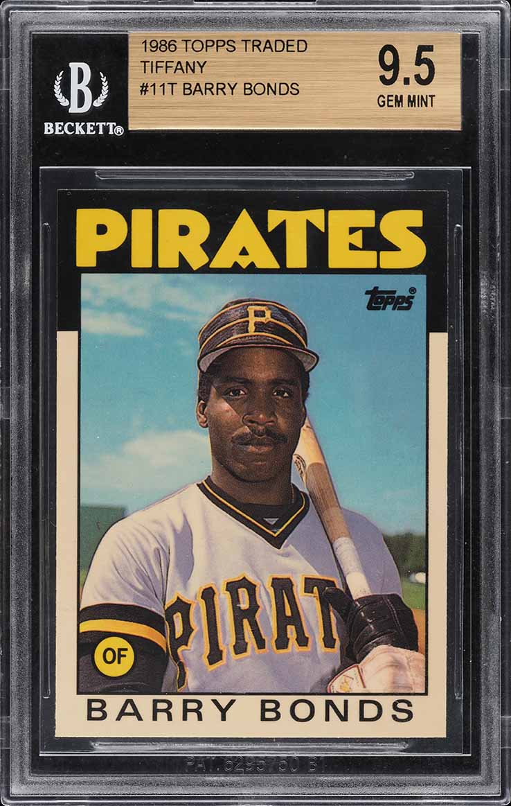 1986 Topps Traded Tiffany Barry Bonds ROOKIE #11T BGS 9.5 GEM MINT - Photo 1