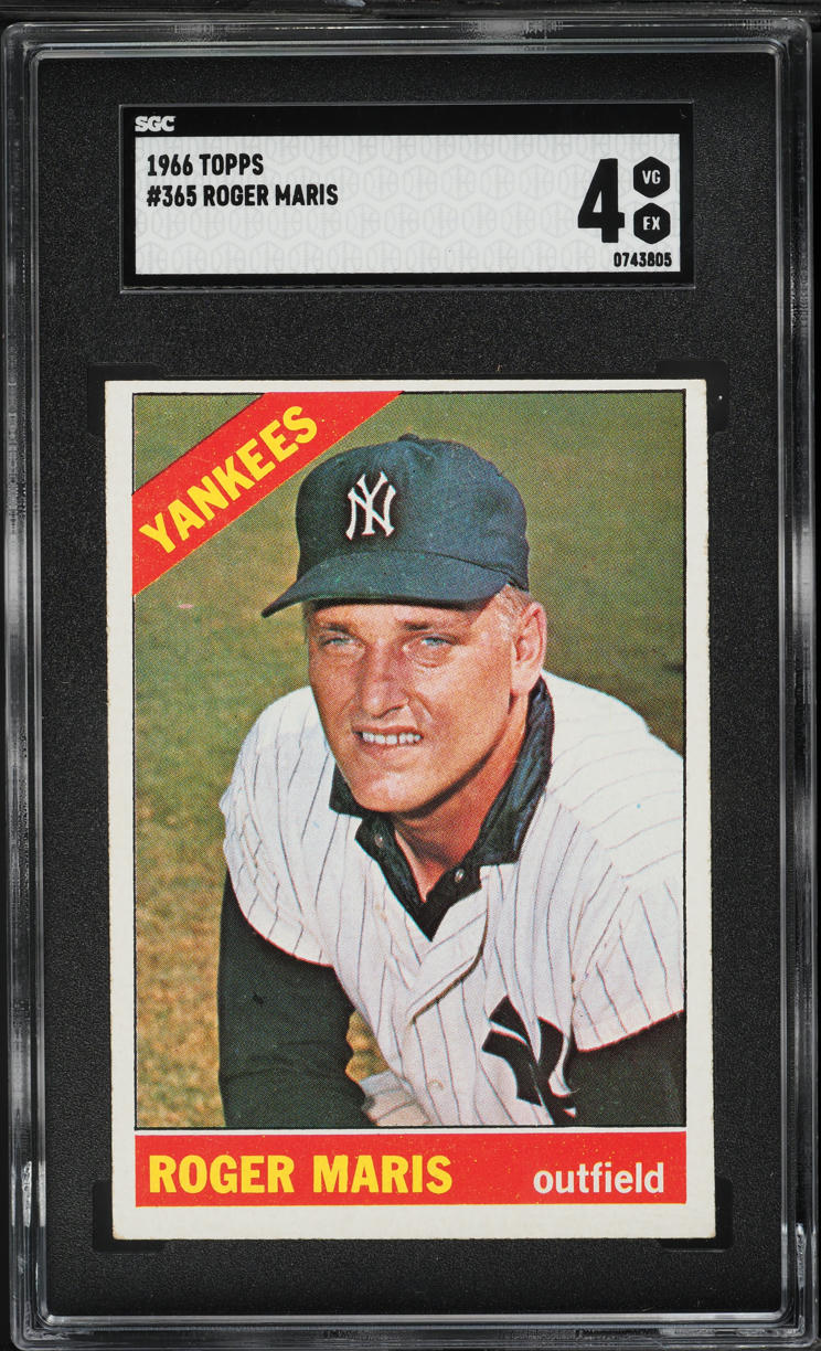 1966 Topps Roger Maris #365 SGC 4 VGEX
