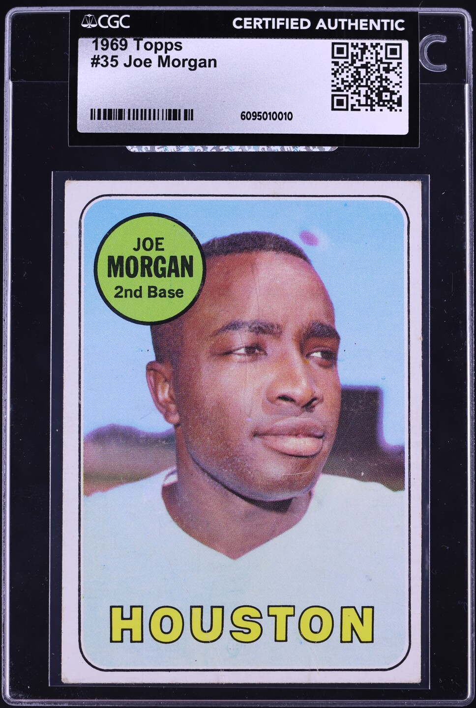 1969 Topps Joe Morgan #35 CGC AUTH