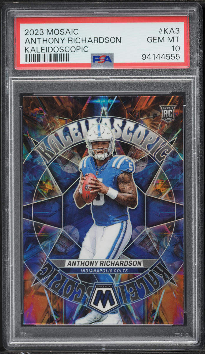2023 Panini Mosaic Kaleidoscopic Anthony Richardson ROOKIE #KA3 PSA 10 GEM MINT