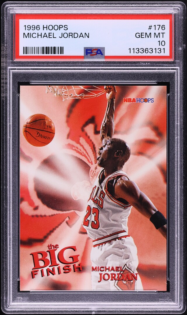 1996 Hoops Michael Jordan #176 PSA 10 GEM MINT