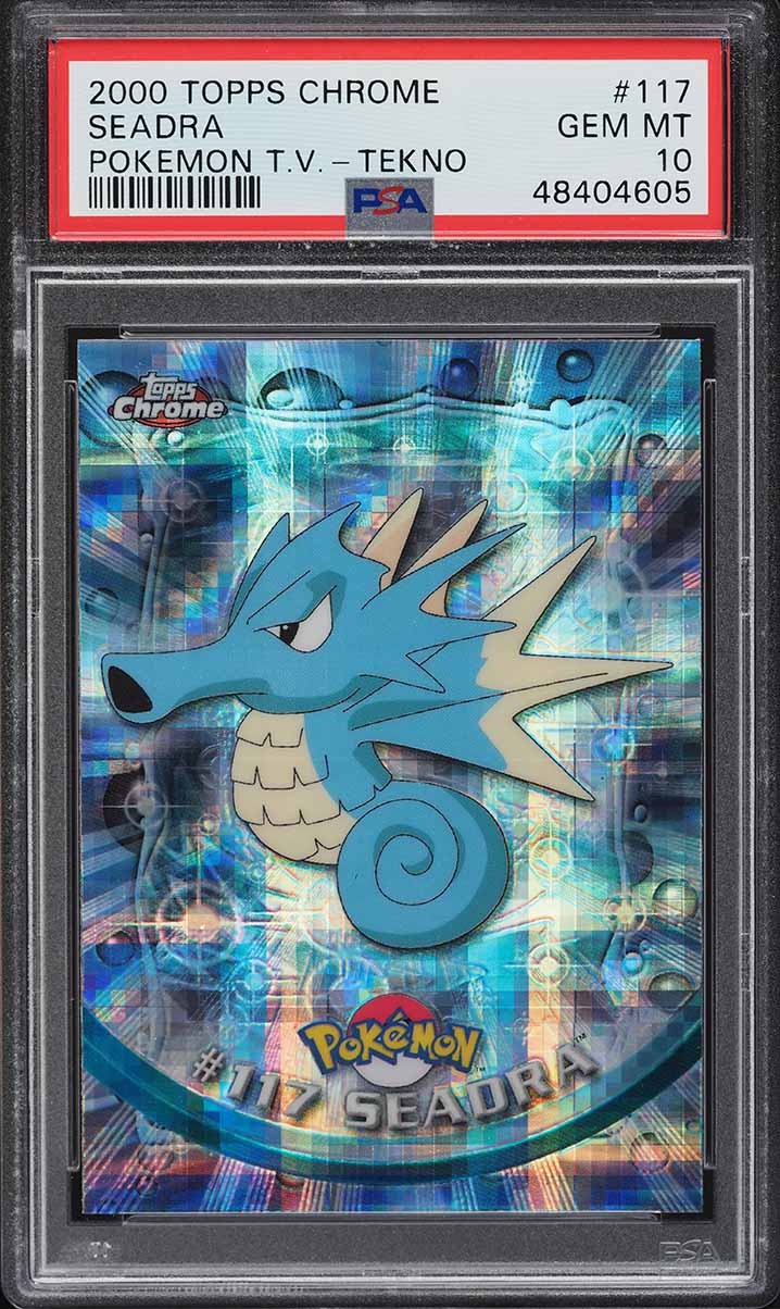 2000 Pokemon Topps Chrome Series 2 Tekno Seadra #117 PSA 10 GEM MINT