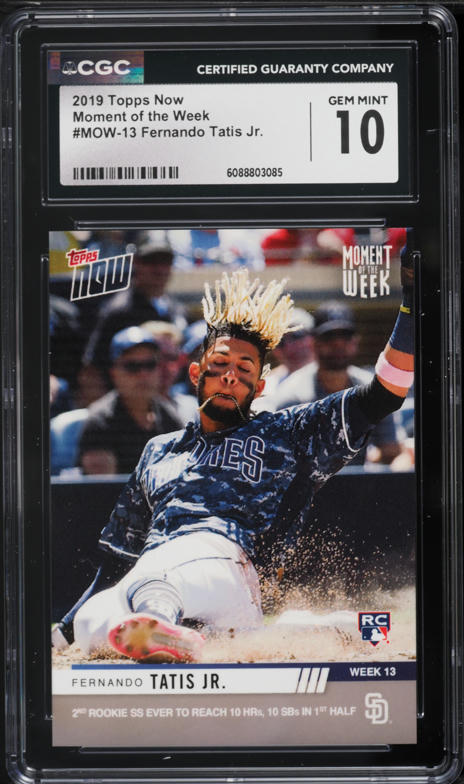 2019 Bowman Chrome Prospects Fernando Tatis Jr. ROOKIE #25 PSA 9