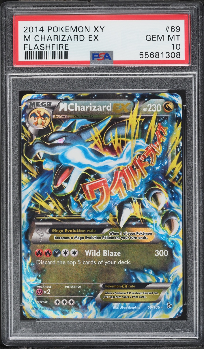 2014 Pokemon XY Flashfire M Charizard EX #69 PSA 10 GEM MINT