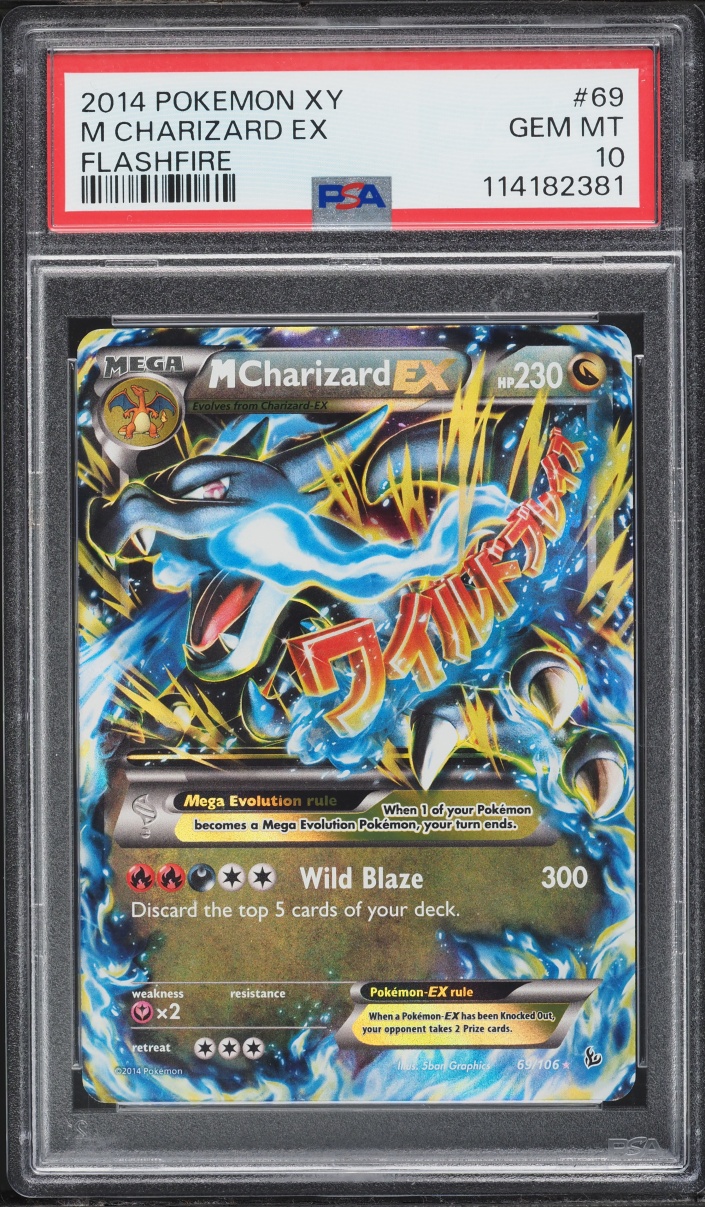2014 Pokemon XY Flashfire M Charizard EX #69 PSA 10 GEM MINT
