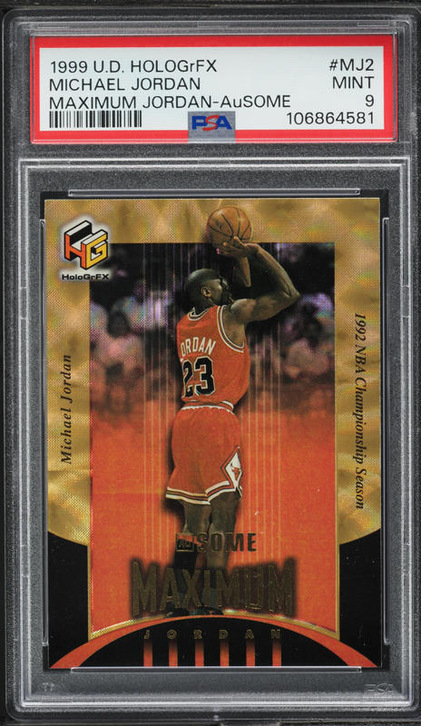 1999 UD MJ Master Collection Signature Performances Michael Jordan