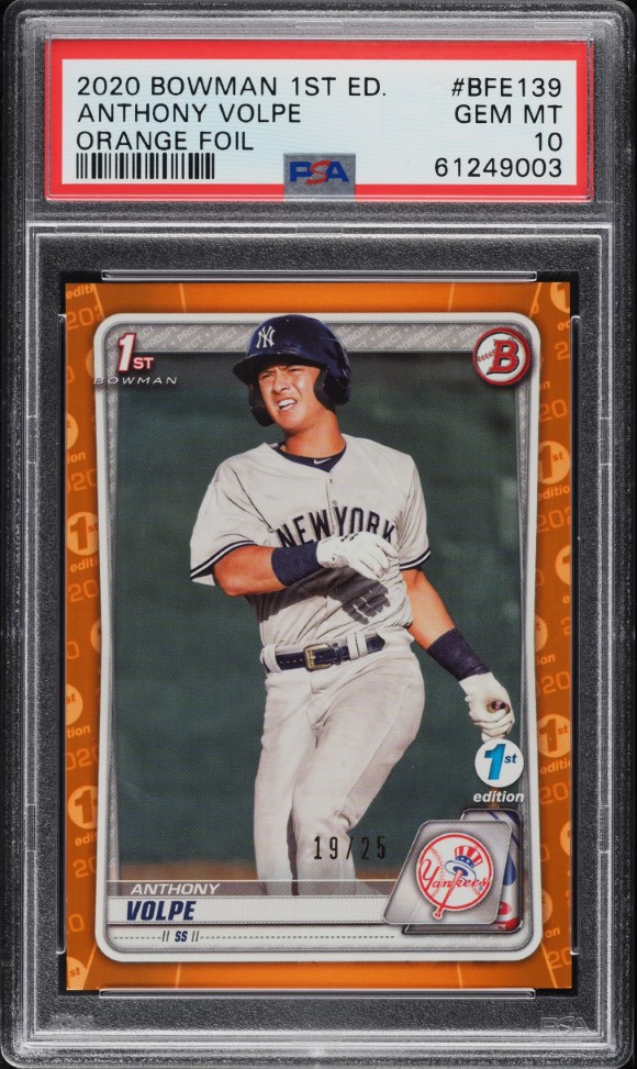 その他 2020 bowman sapphire Anthony volpe PSA9 その他 2020 bowman sapphire Anthony volpe PSA9 Anthony Volpe 2020