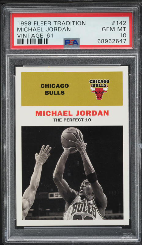 1998 Upper Deck Ionix Area 23 Michael Jordan #A4 PSA 10 GEM MINT