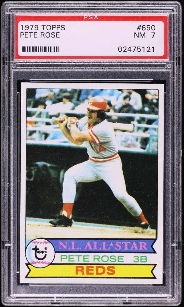 1979 Topps All-Star Pete Rose #650 PSA 7 NRMT