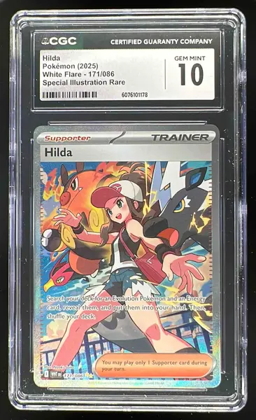 2025 Pokemon Japanese SV White Flare SAR Hilda #173 CGC 10