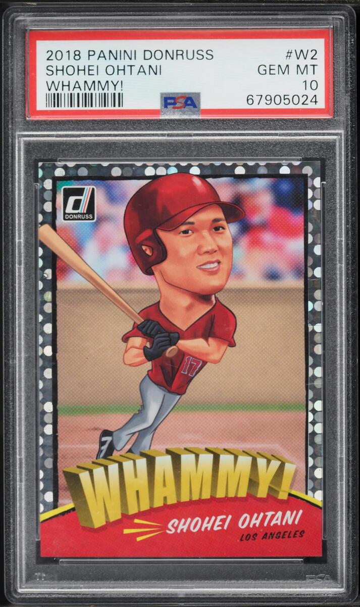 2018 Donruss Whammy! Shohei Ohtani ROOKIE #W2 PSA 10 GEM MINT