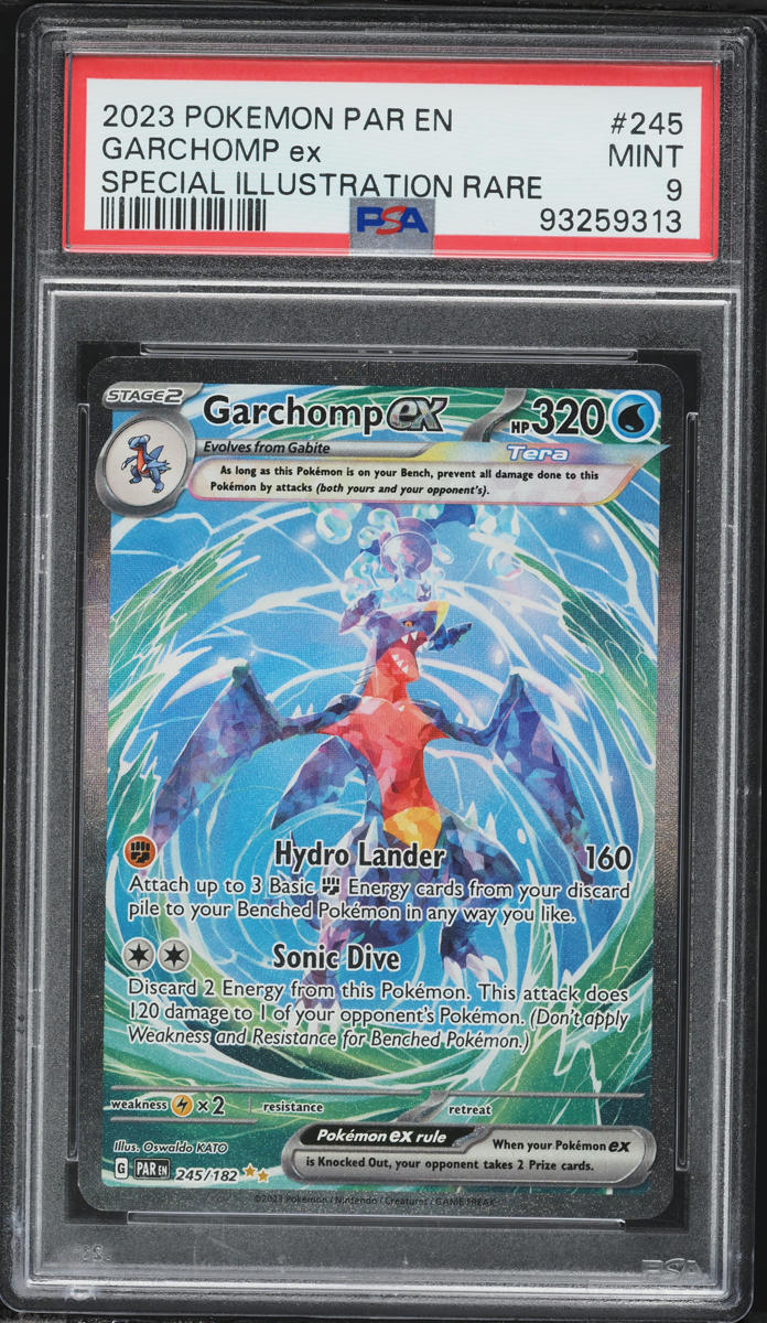 2023 Pokemon Scarlet & Violet Paradox Rift SIR Garchomp ex #245 PSA 9 MINT
